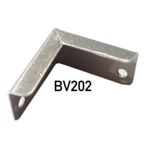 ESQUINERO VIDRIO 26 X 26X 1,5 AC. INOX
