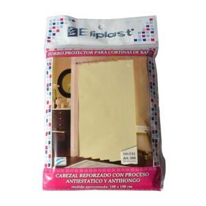 PROTECTOS CORTINA DE BAÑO 30 MICRONES BEIGE