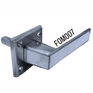PICAPORTE GIRATORIO ALUMINIO BISEL --