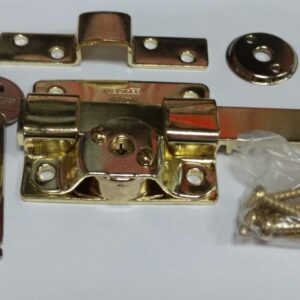 CERRADURA PRIVE 400 PASADOR  LLAVE CRUZ ORO--