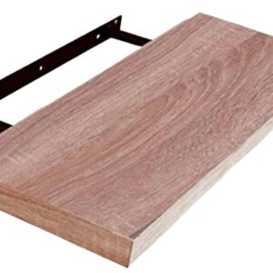 ESTANTE FLOTANTE  60 CM X 25 CM NEGRO --