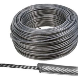 CABLE ACERO FORRADO X 100 MTS --