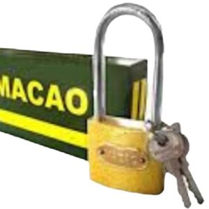 CANDADO MACAO HIERRO N° 32 ARO LARGO