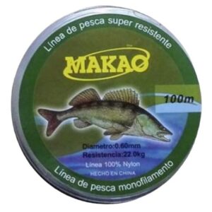 TANZA DE PESCA 0,2 MM X 100 MTS.  2,7 KG. (X ROLLO)