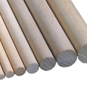 VARILLA DE MADERA  LISA 10 MM ..